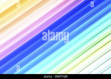 Abstract background of colored lines diagonally. Solid multi-colored surface. Minimalist background or screensaver Stock Photo