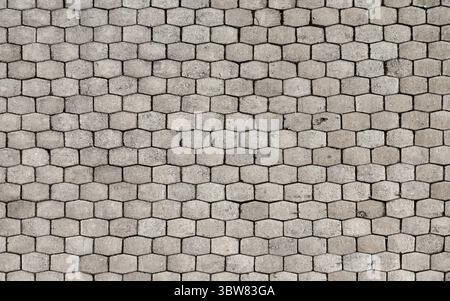 Abstract pattern gray stone tiles architectural background Stock Photo