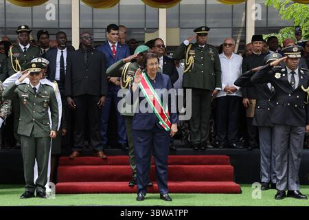 President Jennifer Geerlings-Simons during the Welcome Ceremony at the ...