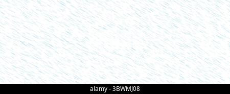 Seamless heavy rain pattern. Diagonal pouring rain texture. Repeating falling water drop background. Sleet, hail or snow precipitation wallpaper. Blue downpour backdrop. Vector illustration Stock Vector
