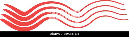 Elegant flowing lines create dynamic abstract patterns for modern designs and artistic projects Stock Vector