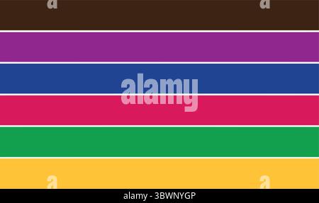 Modern pastel stripes design for websites and branding projects with a vibrant, fun, and trendy look Stock Vector