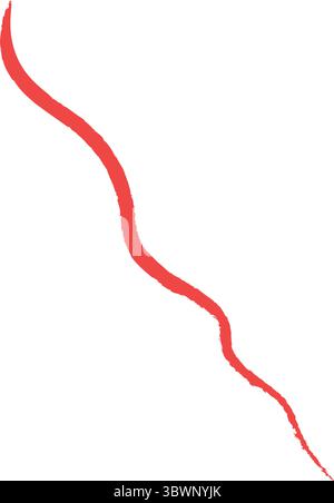 Flowing red line art dynamically illustrates connectivity, movement, and modern creative design Stock Vector