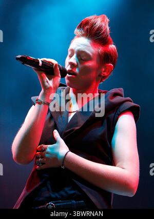 La Roux at the V Festival in Chelmsford - 22 August 2010 Stock Photo ...