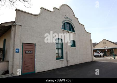 Covina, California: Historic Firehouse and Jail Built in 1911  transformed into a community museum in 1979 Stock Photo