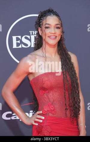 Andraya Carter attends the 2025 ESPY Awards at Dolby Theatre on July 16
