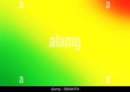 Vibrant gradient background blending red, yellow, and green colors Stock Photo