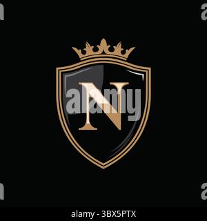 "Elegant Shield Logo Design" Stock Vector