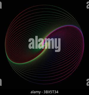 "Dynamic Spiral Design" Stock Vector