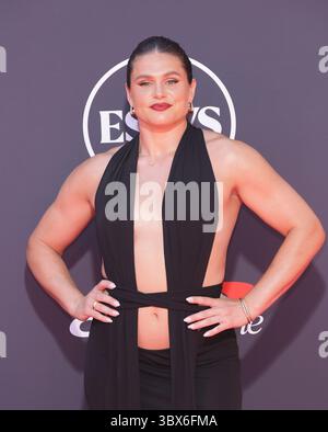 Ilona Maher attends the 2025 ESPY Awards at Dolby Theatre on July 16