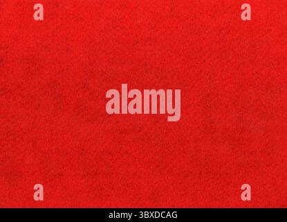 Red felt fabric close-up for a Christmas textile texture background, backdrop stock photo image Stock Photo