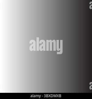 Horizontal gradient background. Light to dark. Smooth gray fade. Vector backdrop texture. Stock Vector