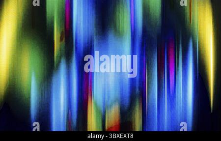 Glitch camera effect. Retro VHS background. Old video template. No signal. Static TV noise, bad TV signal Stock Photo