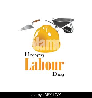 Happy Labour Day Stock Vector