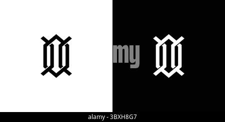 Modern and strong letter XO initials logo design Stock Vector