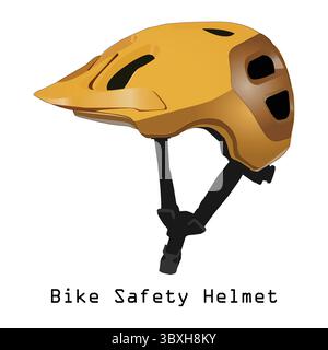 High quality bike helmet vector Illustration Stock Vector