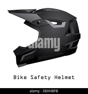 High quality motorcycle helmet vector Illustration f Stock Vector