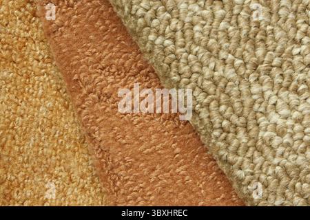 Samples of collection carpet, for backgrounds or textures Stock Photo