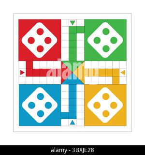 Ludo Games Stock Illustrations Vol 01 Stock Vector