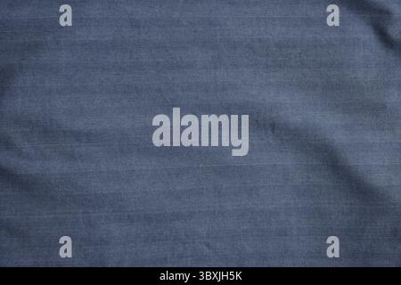 Jeans Texture. Detailed Closeup vintage old textured fabric burlap, rustic background in black, grey. Canvas Macro Pattern Stock Photo