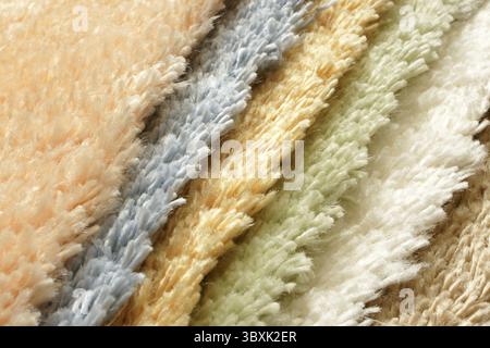 Samples of collection carpet, for backgrounds or textures Stock Photo