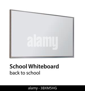 School Whiteboard Illustration vector based Stock Vector