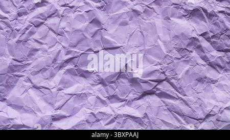 Crumpled Lilac Paper Texture Wrinkled Abstract Background Stock Photo