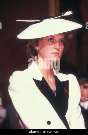 November 9, 1985, Washington, District of Columbia, USA: PRINCESS DIANA and Prince Charles at National Gallery of Art in 1985. (Credit Image: © Brad Markel/ZUMA Press Wire) Stock Photo