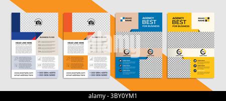 Brochure design, cover, annual report, poster, flyer Stock Vector