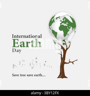 World Earth Day vector illustration Stock Vector
