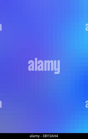 gradient background - violet blue shades. pixel mosaic tile. copy space. vertical image Stock Photo