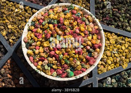 Morocco, Marrakesh, souk, market, food, spices, Stock Photo