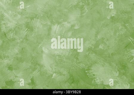Food, Painted green grungy background or texture, plaster, part of the wall, abstract wallpaper for design Stock Photo