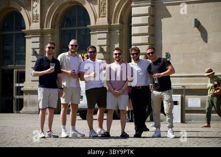 Mainz, Germany. June 14, 2025. Faces from Germany, the human Museum. Stock Photo