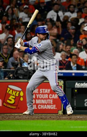Texas Rangers catcher Kyle Higashioka, center left, tags out San Diego ...