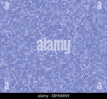 Abstract mosaic hexagon shapes background. Plain hexagon frames. Blue color tones. Small hexagon geometric shapes. Tileable pattern. Stock Vector