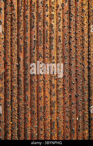Rusty corroded metallic surface pattern as background and texture Stock Photo