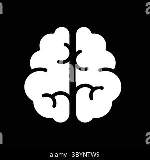 human brains showcase technology and Artificial intelligence Stock Vector