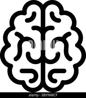 human brains showcase technology and Artificial intelligence Stock Vector