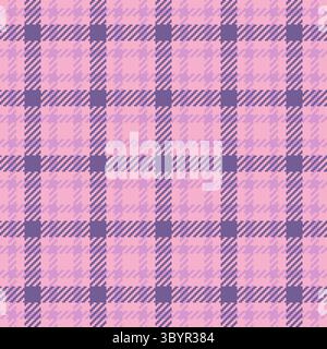 Tartan seamless pattern with pastel hues. Ideal for textile designs, backgrounds, or fashion projects seeking a subtle yet classic aesthetic. Stock Vector