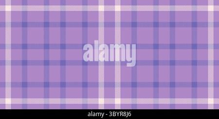Subtle lavender and periwinkle plaid pattern.  Perfect for textiles, backgrounds, or website design.  This soft, repeating texture evokes feelings of Stock Vector