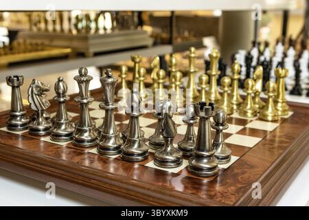 Luxury chess board decoration for home Stock Photo - Alamy