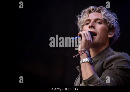 Skanderborg, Denmark. 10th, August 2019. The Danish pop singer and ...