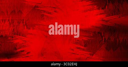 Red textured concrete grunge wall background. Dark edges . Red velvet fabric texture used as background. red fabric background of soft and smooth text Stock Photo