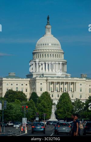 USA Washington DC Capitol building dome federal government seat of power Stock Photo