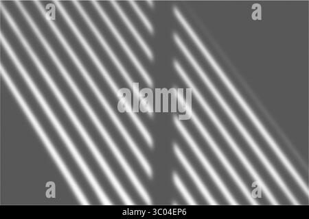 A smooth, blurred shadow effect creating a gentle curve against a stark white backdrop, suggesting light and form. Stock Vector
