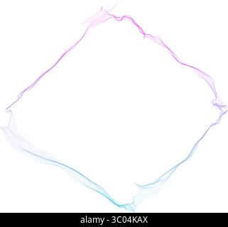 A delicate, abstract composition featuring swirling, translucent lines that transition from red to yellow against a clean white backdrop. Stock Vector