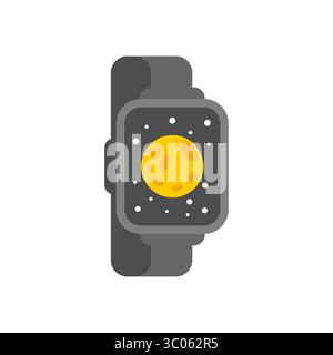 Sleep tracking watch with crescent moon Stock Vector Image & Art - Alamy
