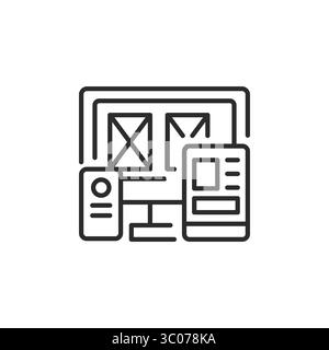 Responsive Design Icon Stock Vector