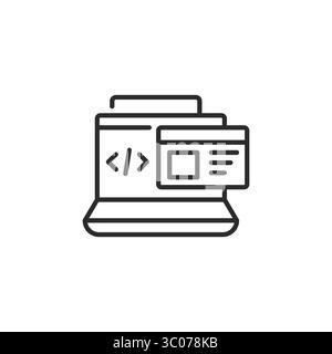 Web Development Icon Stock Vector